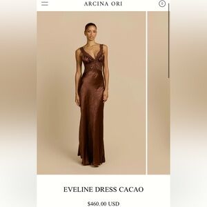 ARCINA ORI | EVELINE DRESS CACAO | XS